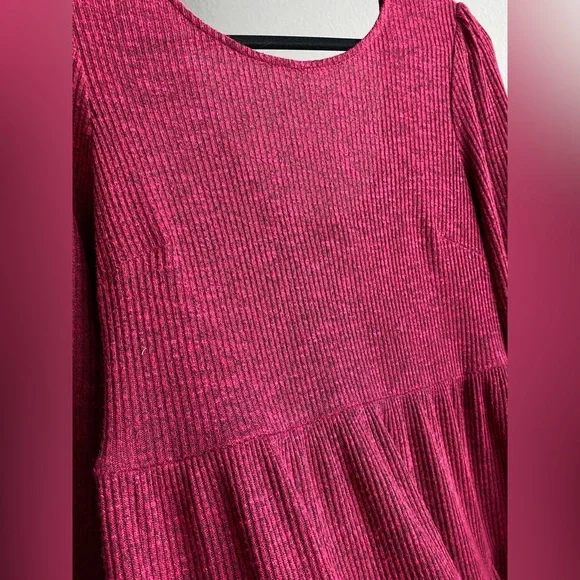 ❌❌SOLD❌❌ Autumnal Red Babydoll Dress by Xtraordinary - Size L - Picture 5 of 7